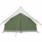 Family Tent with Roof Green and White 315 x 286 x 200 cm 4100679