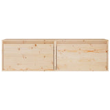 Wall Cabinets 2 pcs 60x30x35 cm Solid Pinewood 813446