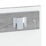 Wall-Mounted Headboard DELFT Grey Sonoma Engineered Wood 897201