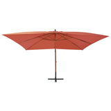 Cantilever Garden Parasol Terracotta 44494