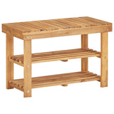 45930 Shoe Rack 70x32x46 cm Solid Acacia Wood