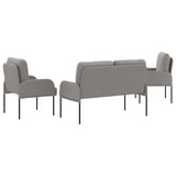 Sofa Sets with Cushion 3 pcs Taupe 115 x 56 x 80 cm Plywood 3406213