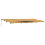 Retractable Awning Manual Multicolour 600 x 300 cm Fabric 3331625
