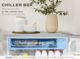 91L Freestanding Under-Counter Fridge with Lock - Grey T3398P344772