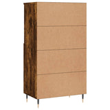 Highboard Smoked Oak 60x36x110 cm Engineered Wood 831481