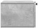 Wall-Mounted TV Cabinet Concrete Grey 59.5 x 31 x 30 cm 898198