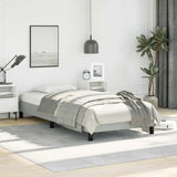 Bed Frame without Mattress Light Grey 100x190 cm Twin Velvet 347000