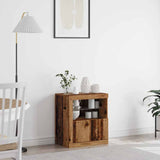 LED Sideboard Brown 60.5 x 37 x 67 cm Engineered Wood 863012