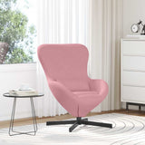 Egg Chair Pink 63 x 73 x 90 cm Velvet 42002760