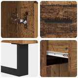 Highboard with Drawer 2 pcs Old Wood Engineered Wood 3415635