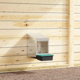 Chicken Nesting Box 1 Compartment Wall-Mounted Galvanised Steel 4104890