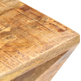 ZNTS Side Table 35x35x55 cm Solid Mango Wood 286183