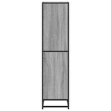 Book Cabinet Grey Sonoma 40x35x139 cm Engineered Wood 849127