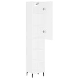 Highboard White 34.5x34x180 cm Engineered Wood 3198993