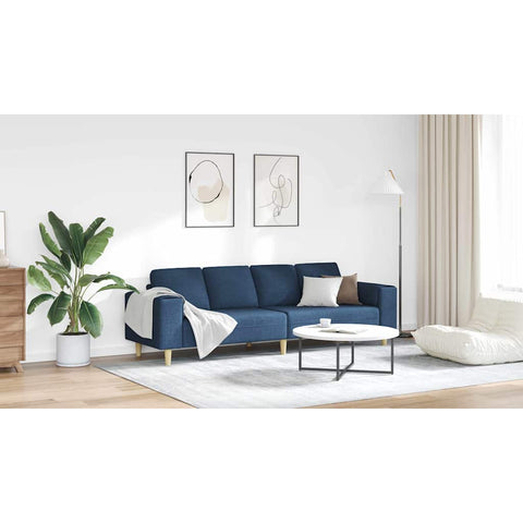 Sofa Set Blue Fabric 3335088