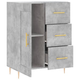 Sideboard Concrete Grey 69.5x34x90 cm Engineered Wood 830248