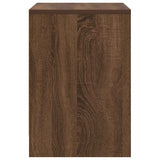 Bedside Cabinets 2 pcs with Drawer Brown Oak 40x34x50 cm 858780