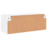 TV Wall Cabinet White 80x30x30 cm Engineered Wood 836868