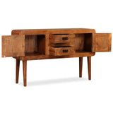 Sideboard Solid Wood with Honey Finish 120x30x75 cm 244682