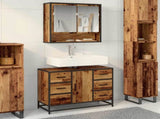 Bathroom Cabinet Old Wood 80 x 33 x 60 cm Engineered Wood 883631