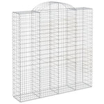 Arched Gabion Basket 200x50x200/220 cm Galvanised Iron 153500