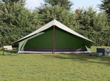 Family Tent with Roof Green and White 315 x 286 x 200 cm 4100679