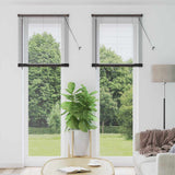 Venetian Blinds Height Adjustable Black 220 x 70 cm Aluminium 42006166