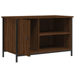 ZNTS TV Cabinet Brown Oak 80x40x50 cm Engineered Wood 832772