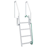 4-Step Dock Ladder Silver 58 x 77 x 166 cm Aluminium 42011357