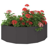 Planter Black 120 x 60 x 35 cm Steel 883682