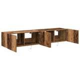 TV Wall Cabinet 2 pcs Old Wood 80 x 35 x 31 cm Engineered Wood 863105