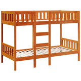 Bunk Bed Wax Brown 80x200 cm Solid Wood Pine 3308600