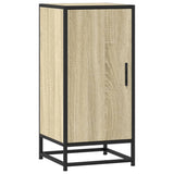 Sideboard Sonoma Oak 35.5x35x76 cm Engineered Wood and Metal 848940