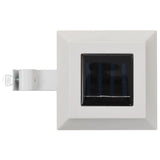 Outdoor Solar Lamps 6 pcs LED Square 12 cm White 44469