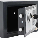 Digital Safe with Lock Dark grey 23 x 17 x 17 cm Steel 42011305