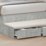 Bed Drawers Concrete Grey 80 x 36.5 x 16.5 cm Engineered Wood 866926