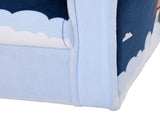 Children Chair Armchair Single Sofa, 50 x 39 x 44cm, for 18M, Blue T3398P347632