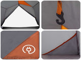 Tunnel Tent Grey and Orange 2-Person 42018570