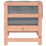 Corner Sofa with Cushions Solid Wood Douglas 825546