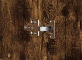 Shoe Cabinet Smoked Oak 80 x 39 x 178 cm Engineered Wood 3333870