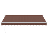 Automatic Retractable Awning Brown 350x250 cm 3215709