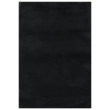 Washable Rug Soft Shaggy Black 160x230 cm Anti Slip 3188007