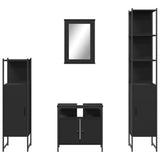 Bathroom Furniture Set Black 3214825