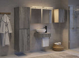 Bathroom Furniture Set 5 pcs Grey Sonoma 3407252