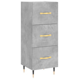 Sideboard Concrete Grey 34.5x34x90 cm Engineered Wood 828584