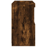 Sideboard with LED Lights Smoked Oak 60x37x67 cm 836655