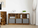Sideboard with Drawer Smoked Oak 88.5 x 27.5 x 63.5 cm 8000512