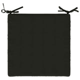 Seat Cushions SOEST 4 pcs 100% Polyester Black 50 x 50 x 7 cm 944571