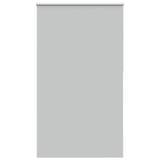 ZNTS Roller Blind Blackout Light Grey 135x230 cm Fabric Width 131.6 cm Polyester 4011473