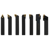 146719 12 Pieces Indexable Turning Tool Set 16x16 mm 100 mm
